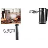 Mixer de mână Little Balance Inox 400, 400 W, oțel inoxidabil, design elegant negru cu placare din oțel inoxidabil (LB 8460)