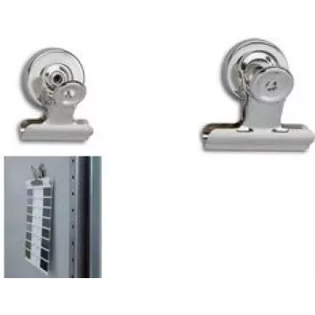 Clemă de hârtie metalică MAUL 2183096, 2 bucăți