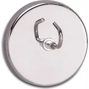 Cârlig magnetic MAUL cu cârlig mare, interior, oțel inoxidabil și oțel, diametru 52 mm, cârlig universal, pentru plăci ceramice și metal 61555-96