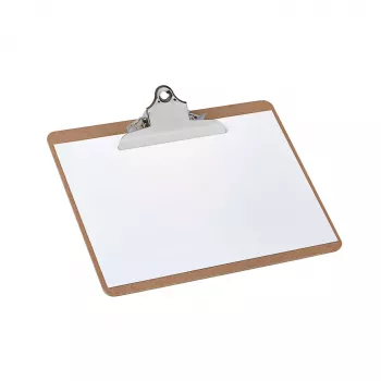Mapă cu clemă MAUL Classic, placă din fibre dure, A4 format orizontal, clemă Nostalgia pe latura lungă, clemă din oțel, 1 buc. 2392670