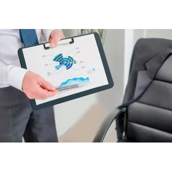 Mapă cu clemă MAUL A4 format orizontal, polistiren cu clemă din sârmă pe latura lungă 2340490