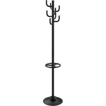 Cuier MAULpolaris cu 8 cârlige, negru (RAL 9004 mat) 9402090