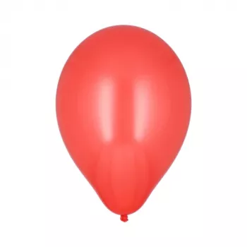 Balon din latex roșu PAPSTAR, diametru 250 mm, pachet de 100, compatibil cu heliu 18950