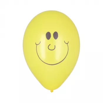 Balon din latex galben Sunny PAPSTAR, diametru 250 mm, circumferință 800 mm, 1 bucată 19463