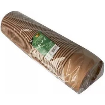 Bol rotund din carton Papstar 87914 maro monocrom, 50 bucăți