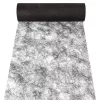 Bandă decorativă de masă PAPSTAR Sizoflor, 25 m x 30 cm, rezistentă la apă, 75% poliester / 25% poliamidă, neagră (37060)