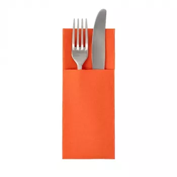 Plic pentru șervețele PAPSTAR ROYAL Collection, nectarină, tissue premium cu aspect textil, 1 bucată (37329)