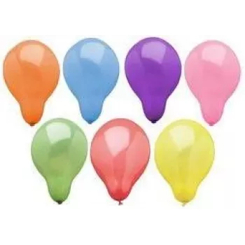 Balon de petrecere PAPSTAR, diametru 290 mm, culori asortate, compatibil cu heliu, 1 bucată (84211)
