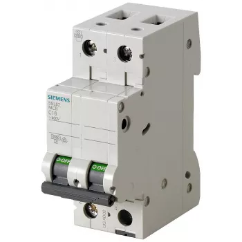 Întrerupător automat Siemens SENTRON 5SL62067, 2 poli, C 6A, 6kA, 230/400V AC