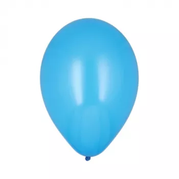 Balon de petrecere albastru PAPSTAR, diametru 250 mm, pachet de 100, compatibil cu heliu 18953