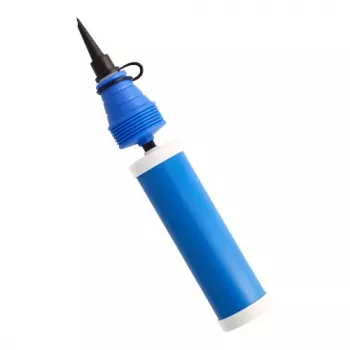 Pompă de baloane cu dublă acțiune PAPSTAR, plastic albastru, 275 mm, 1 buc. (89199)
