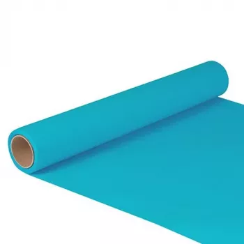Rulou de șervet de masă din hârtie Papstar 82210, turcoaz, 400 mm x 5 m, dreptunghiular