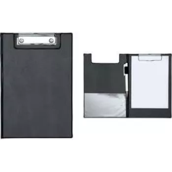 Mapă cu clemă MAUL cu copertă din folie PVC, DIN A5, neagră 2339390