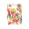 Pungă de hârtie de petrecere PAPSTAR Candies cu mâner, 140 x 210 x 60 mm, fund bloc, pliu lateral, 1 bucată (88862)