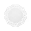 Șervețel rotund pentru tort PAPSTAR, diametru 360 mm, hârtie dantelată albă embosată, 40 g/m², 1 bucată (12265)