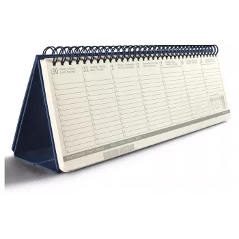 Calendar de birou SIGEL Conceptum 2026 orizontal albastru C2682