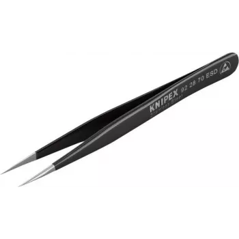 Pensetă de precizie KNIPEX 92 28 70 ESD ascuțită, fină 110 mm
