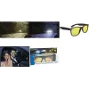 Ochelari de condus pe timp de noapte WEDO polarizați, lentile galbene, ramă neagră, cu husă 271 47099