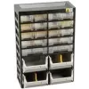 Magazie pentru piese mici Allit VarioPlus Basic 34, 20 sertare, plastic, gri, 305 x 170 x 435 mm 458160