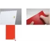 Simbol magnetic MAUL cerc, 10 mm, roșu, decupat, 100 bucăți (6531125)