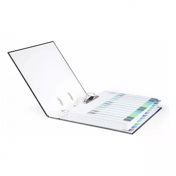 Separatoare albe A4+ din polipropilenă DURABLE 679627, multicolore, format portret, 0,27 mm, perforare universală cu 11 găuri