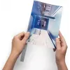 Șine de prindere DURABLE A5 3 mm, transparente, 100 bucăți 291019