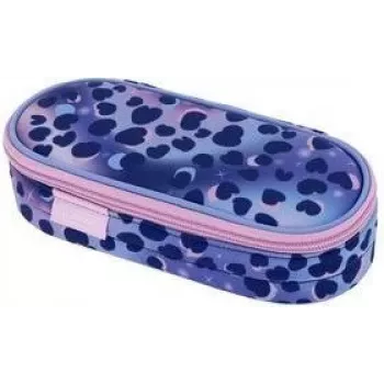 Penar HERLITZ Wild Cat, poliester, compartiment principal mare cu clapetă interioară, fermoar, multicolor 400205923