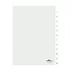Separatoare A4 DURABLE 1-12 cu pagină de titlu, perforare 80/80/80 mm 681019