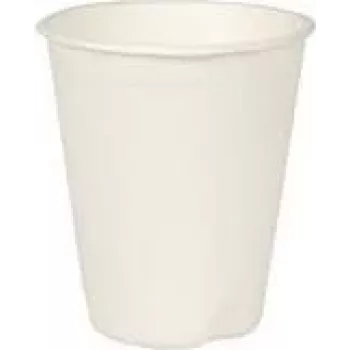 Pahare de băut din trestie de zahăr PAPSTAR pure, 0,2 L, alb, 40 buc., compostabile și potrivite pentru microunde 89854