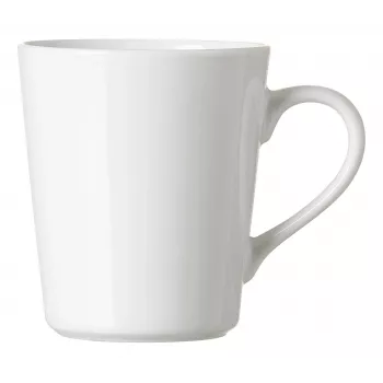 Căni de cafea Ritzenhoff & Breker VIO 300 ml, alb, porțelan, set de 6, 423501