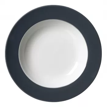 Farfurie de supă Ritzenhoff & Breker Doppio antracit 220 mm porțelan, set de 6 430219