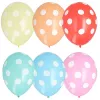 Balonașe din latex PAPSTAR Dots colorate asortat, 29 cm, 100 bucăți 84525