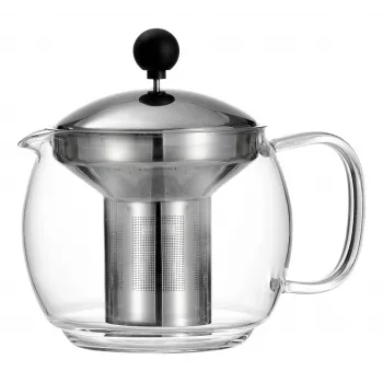 Ceainic din sticlă Ritzenhoff & Breker ENJOY, 1,1 L, cu filtru de ceai din oțel inoxidabil 820799