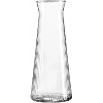 Carafă din sticlă Ritzenhoff & Breker LARA 1,0L, sticlă clară striată, rezistentă la mașina de spălat vase 820881
