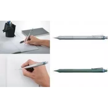 Creion mecanic Tombow MONO graph fine 0,5 mm, argintiu, tub de ghidare 4 mm SH-MGF04