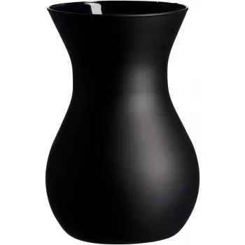 Vază pentru flori Ritzenhoff & Breker ANNALENA din sticlă neagră mată, conică, 180 mm 816693