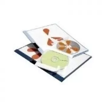 Buzunare CD autoadezive Durable CD/DVD FIX, transparente, 10 buc.