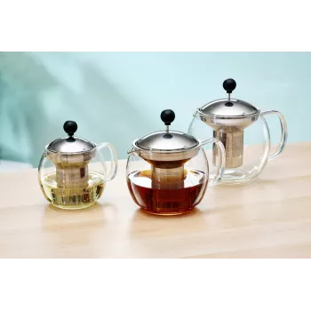 Ceainic din sticlă Ritzenhoff & Breker ENJOY 700 ml cu filtru din oțel inoxidabil 820782