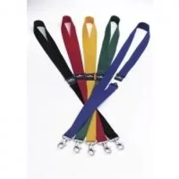 Șnur textil DURABLE 20 cu carabinieră, galben, pachet de 10 (813704)