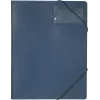 Mapă de colț premium DURABLE A4 albastru închis, folie rigidă cu colțuri elastice, 2320-07