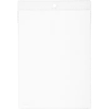 Husă de protecție pentru etichete DURABLE cu orificiu de suspendare, A5, autoadezivă, transparentă, 100 buc. 229819