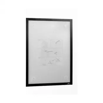Ramă de informare DURABLE DURAFRAME WALLPAPER A3, neagră, autocolantă, închidere magnetică 484401