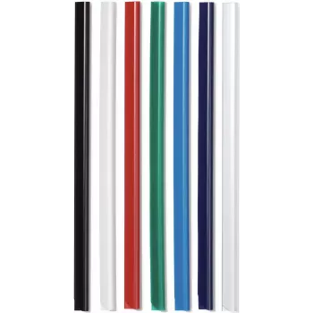Șine de prindere DURABLE DURACLIP A4 6 mm transparente (50 buc.) 293119