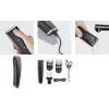 SEVERIN HT 708 Hair Clipper, Matte Black, Lithium-Ion Battery, 60 min Cordless Runtime, 20 Cutting Lengths