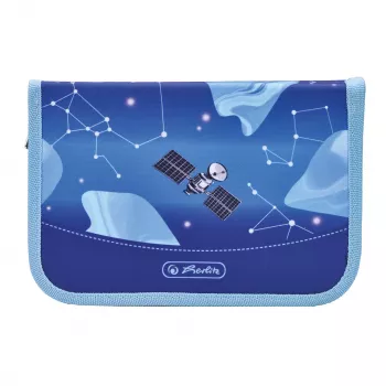 Penar herlitz Cosmic Explorer, 31 piese, poliester, 205 x 140 x 38 mm, 2 clapete, design spațial 400197095