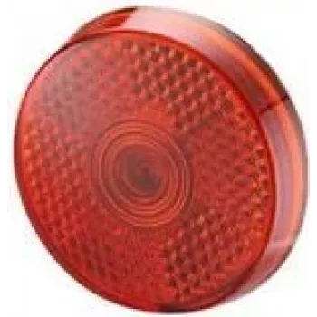 Lumină de siguranță intermitentă LED pentru bicicletă FISCHER cu prindere cu clemă pentru îmbrăcăminte, genți și rucsacuri, neagră (85467)