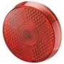 Lumină de siguranță intermitentă LED pentru bicicletă FISCHER cu prindere cu clemă pentru îmbrăcăminte, genți și rucsacuri, neagră (85467)