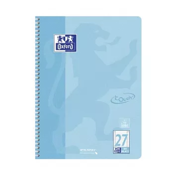 Bloc de colegiu OXFORD TOUCH cu pătrățele cu margine A4, 80 de coli, 90 g/m², culori asortate 400196079