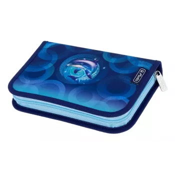 Penar școlar Herlitz Dolphin Ride, 31 piese, poliester, 205 x 140 x 38 mm 400205913