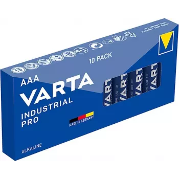 Baterie alcalină AAA Varta Industrial 1,5 V 1100 mAh - set de 10 (LR03)